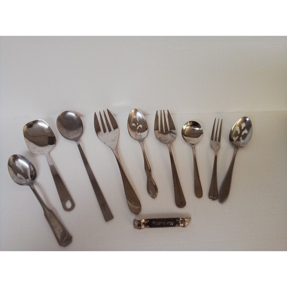 Fork Large Utensil Variety Set Of 10 - Picture 5 of 11